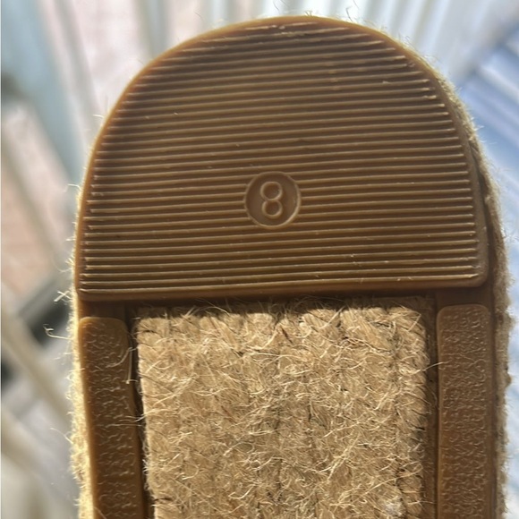 Belle by Sigerson Morrison Brown Leather Espadrille Sandals - Picture 4 of 4